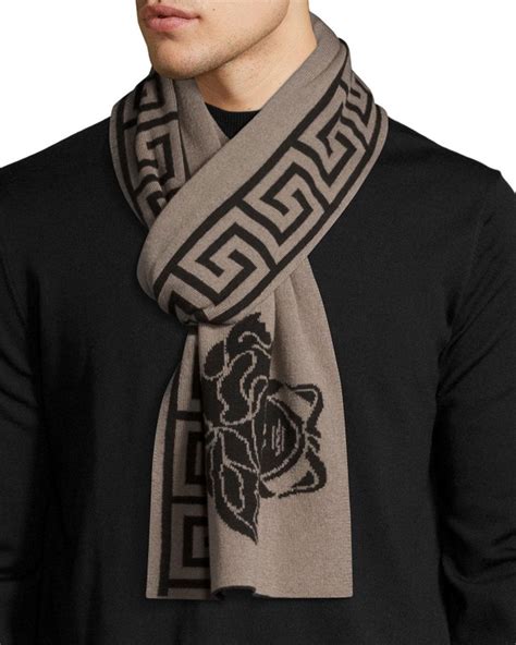 versace men's scarf